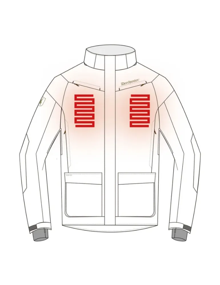 Veste chauffante Deerhunter H.Game orange