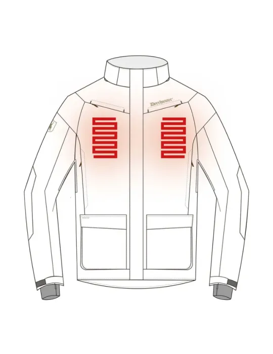 Veste chauffante Deerhunter H.Game orange