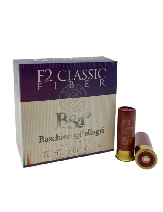 Cartouches chasse B&P F2 Classic Fiber 36g cal.12/70 x25