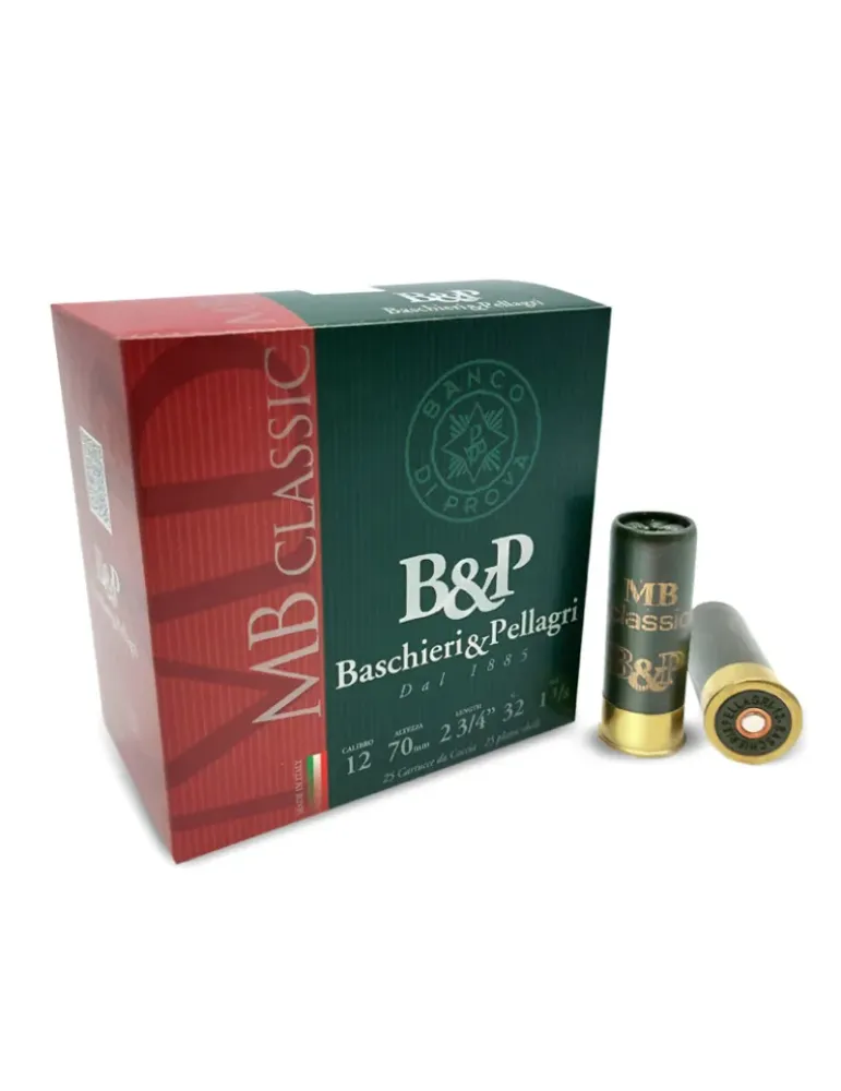 Cartouches chasse B&P MB Classic 32g cal.12/70 x25