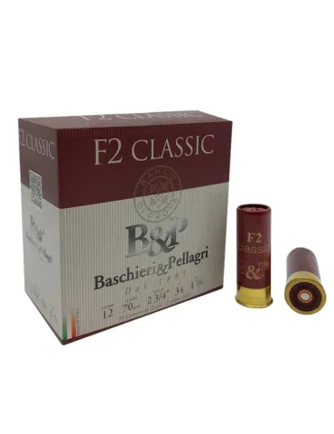 Cartouches chasse B&P F2 Classic 34g cal.12/70 x25