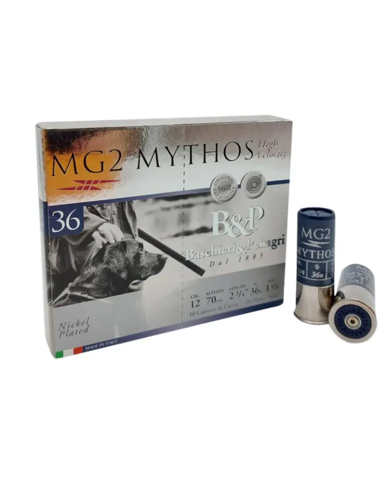 Cartouches chasse B&P MG2 Mythos 36HV 36g cal.12/70 x10