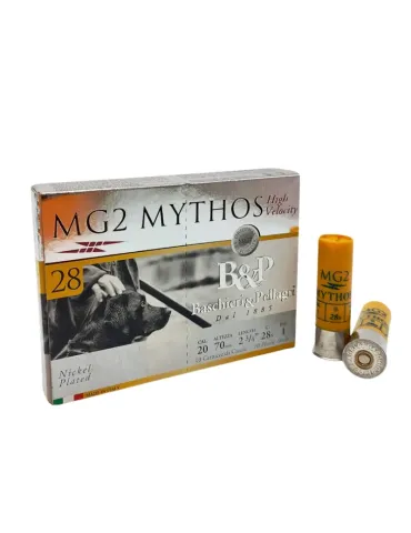 Cartouches chasse B&P MG2 Mythos 28HV 28g cal.20/70 x10
