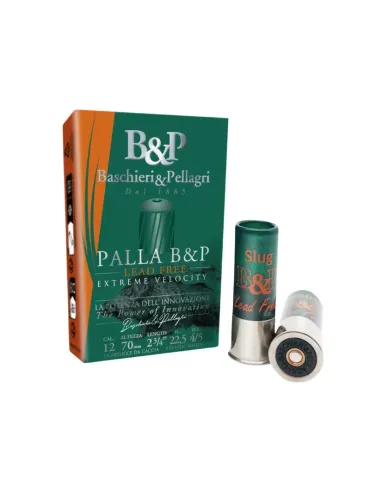 Cartouches balle B&P Lead Free 22.5g cal.12/70 x10