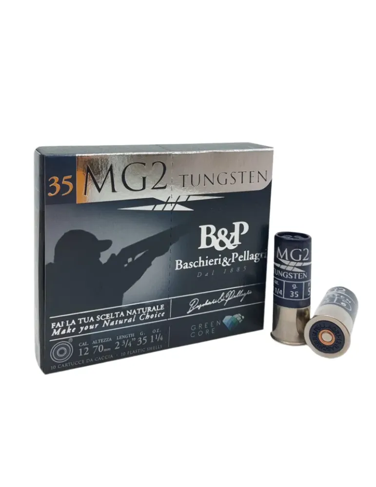 Cartouches chasse B&P MG2 Tungsten 35 35g cal.12/70 x10
