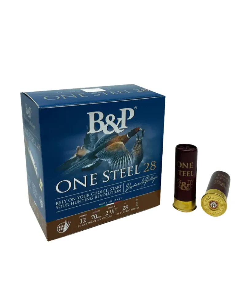 Cartouches chasse B&P One Steel 28g cal.12/70 x25