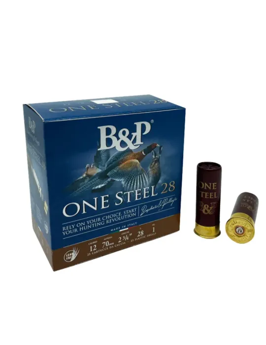 Cartouches chasse B&P One Steel 28g cal.12/70 x25