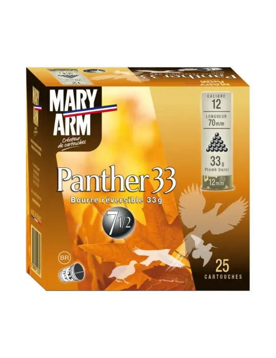 Cartouches chasse Mary Arm Panther 33 33g cal.12/70 x25