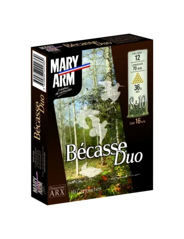 Cartouches chasse Mary Arm Bécasse Duo 36g cal.12/70 x10