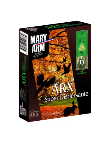 Cartouches chasse Mary Arm Arx Super Dispersante 36g cal.12/70 x10