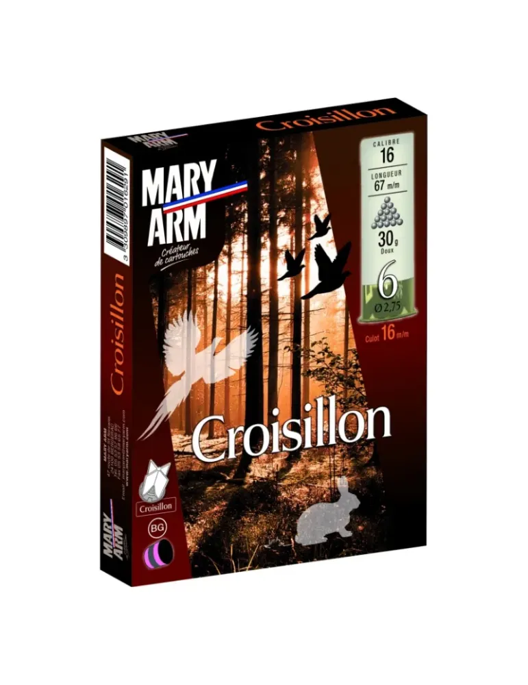 Cartouches Mary Arm Croisillon 30g cal.16/67 x10