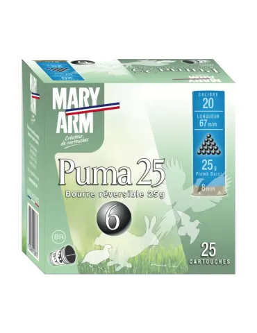 Cartouches Mary Arm Puma 25g cal.20/67 x25