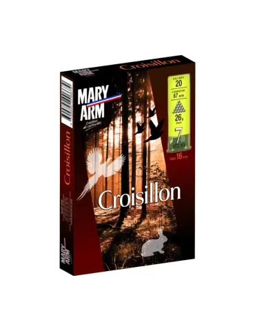 Cartouches Mary Arm Croisillon 26g cal.20/67 x10