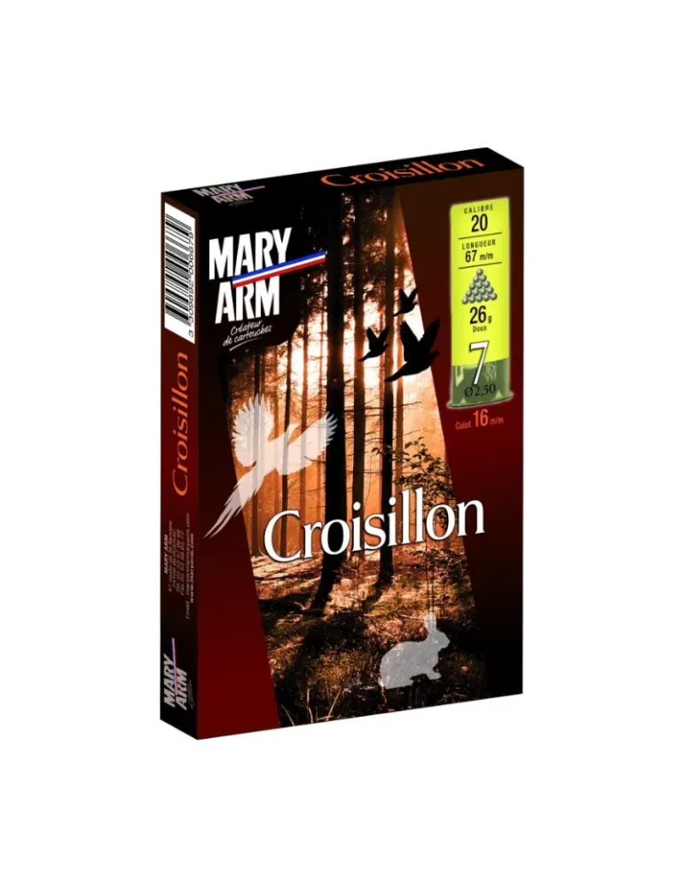 Cartouches Mary Arm Croisillon 26g cal.20/67 x10