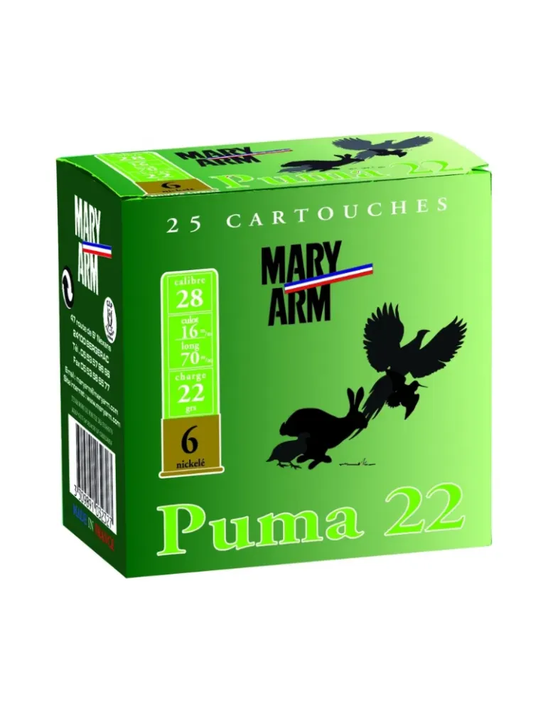 Cartouches Mary Arm Puma 22g cal.28/70 x25