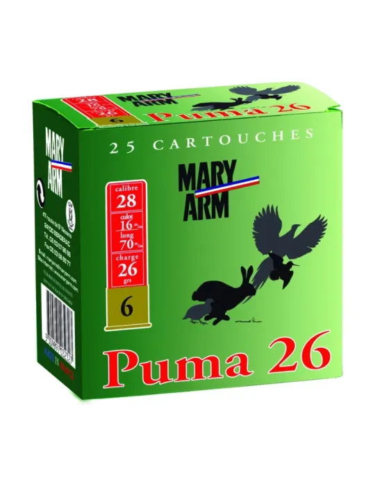 Cartouches Mary Arm Puma 26g cal.28/70 x25