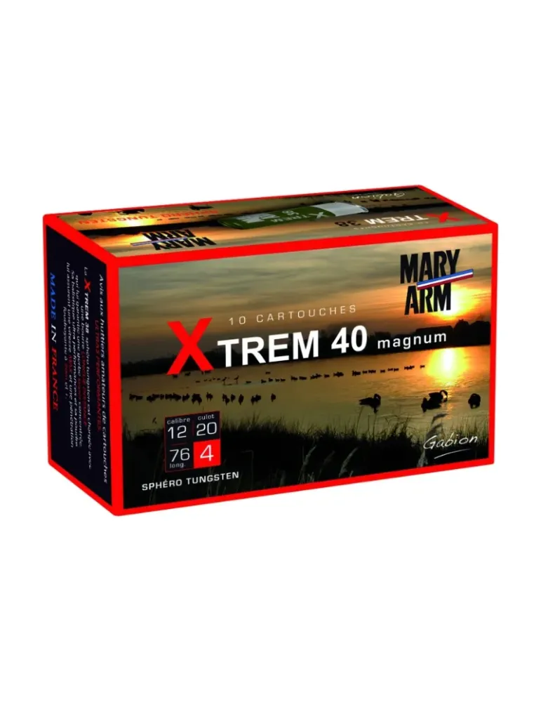 Cartouches chasse Mary Arm Xtrem 40 40g cal.12/76 x10