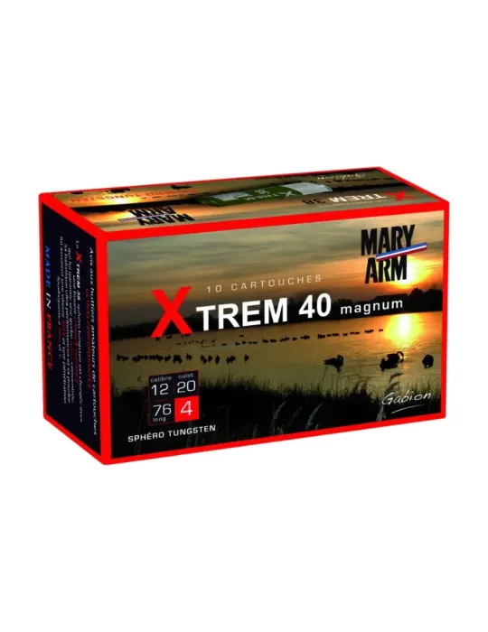 Cartouches chasse Mary Arm Xtrem 40 40g cal.12/76 x10