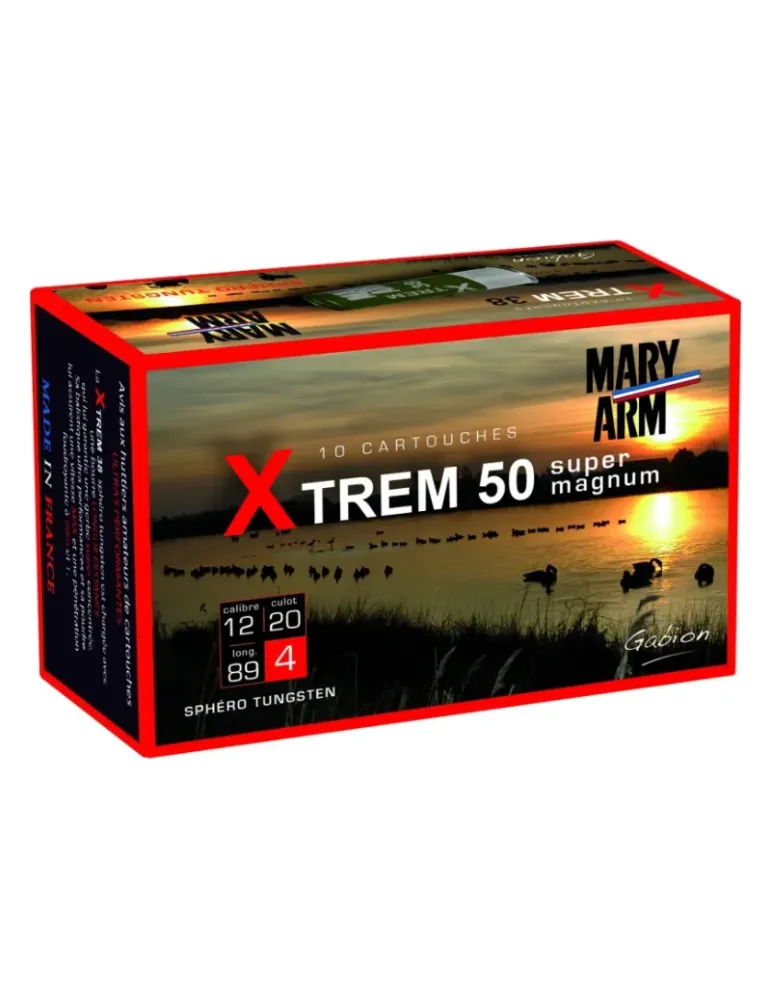 Cartouches chasse Mary Arm Xtrem 50 50g cal.12/89 x10