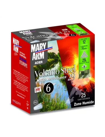 Cartouches chasse Mary Arm Volcano Steel 29 29g cal.12/70 x25