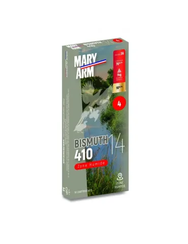 Cartouches chasse Mary Arm Bismuth 14 14g cal.410 x10