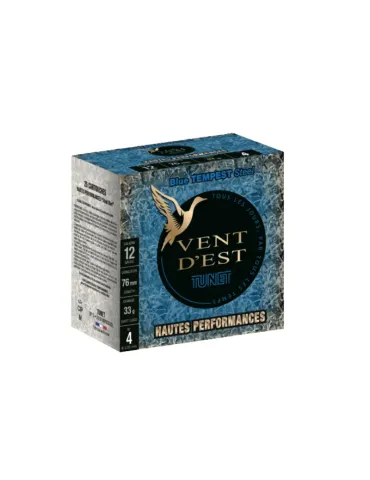 Cartouches chasse Tunet Vent d'Est Blue Tempest 33g cal.12/76x25