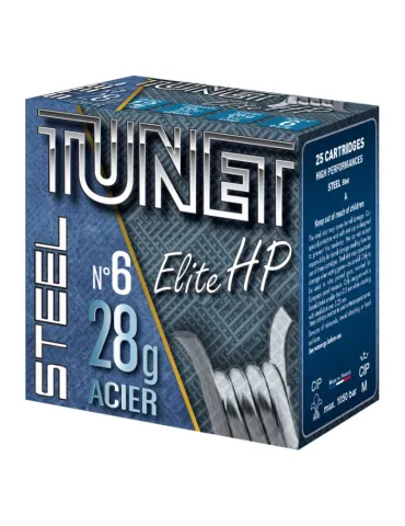 Cartouches chasse Tunet Steel Elite HP 28g cal.12/70 x25