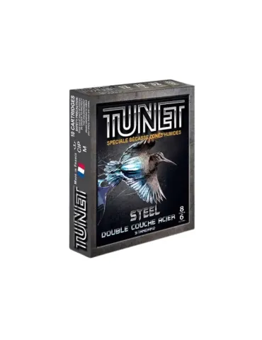Cartouches chasse Tunet Bécasse 32 steel 32g cal.12/70 x10