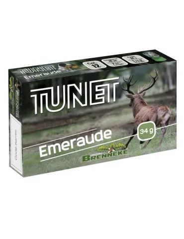Cartouches balle Tunet Brenneke Emeraude 34g cal.12/70 x10