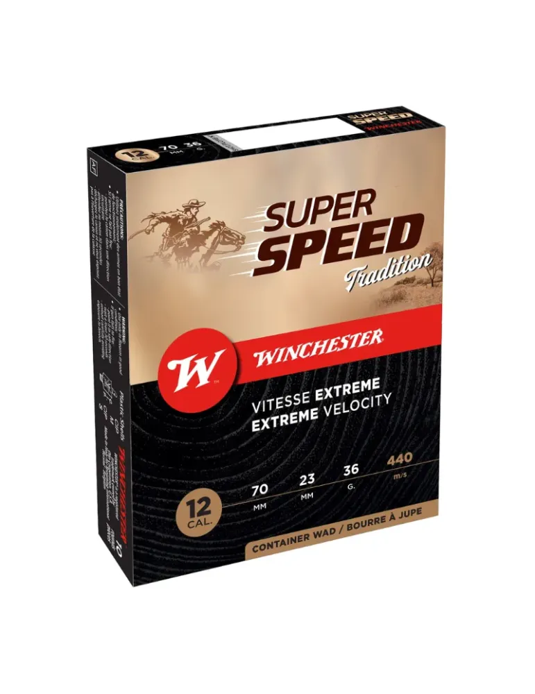 Cartouches chasse Winchester Super Speed Gen.2 36g cal.12/70 x10
