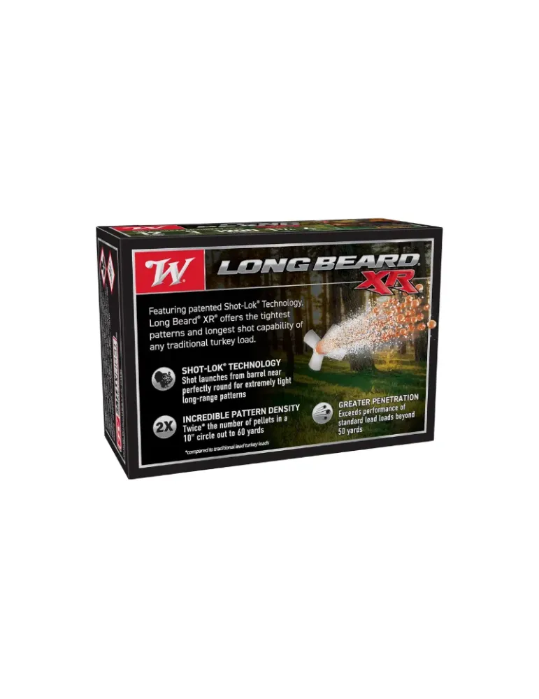 Cartouches chasse Winchester Long Beard 49g cal.12/76 x10
