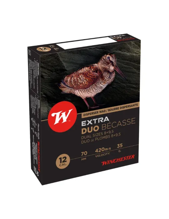 Cartouches chasse Winchester Extra Duo Bécasse 35g cal.12/70 x10