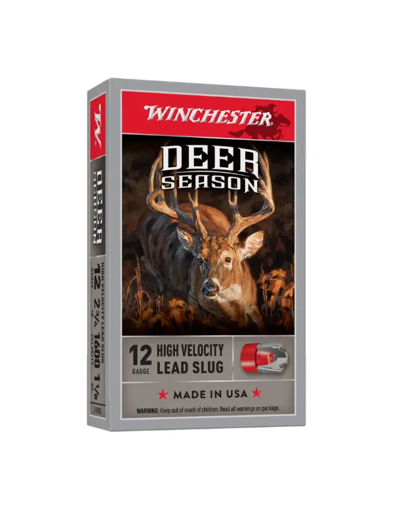 Cartouches balle Winchester Deer Season 35g cal.12/70 x5