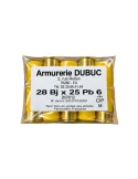 Cartouches chasse Armurerie Dubuc 28g cal.20/70 x25