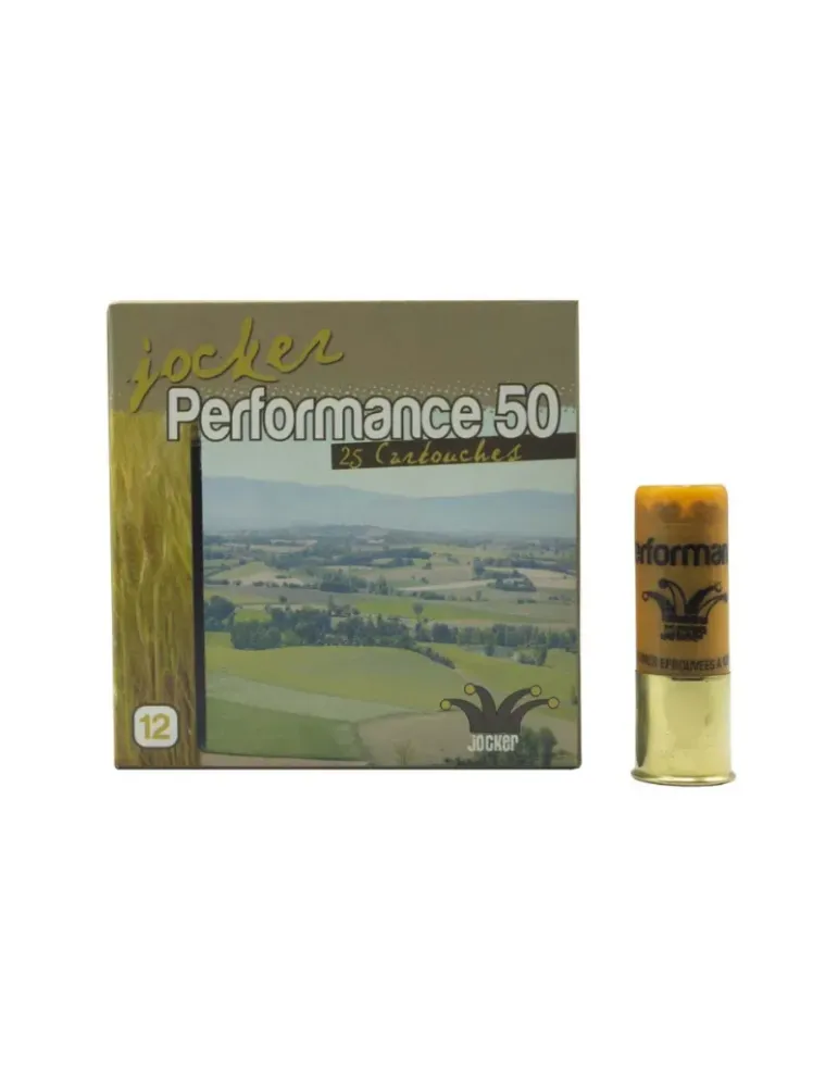 Cartouches chasse Jocker Performance 50g cal.12/76 x25