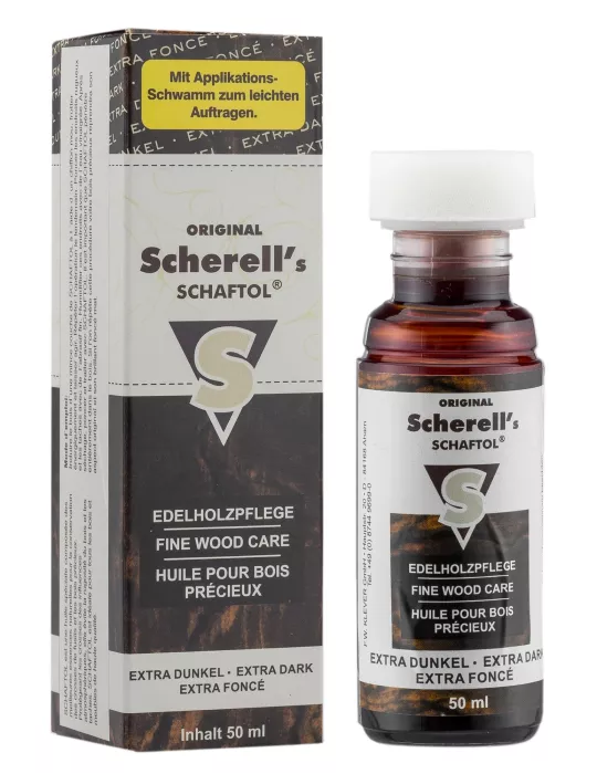HUILE POUR BOIS SHAFTOL MARRON TRES FONCE 50ML