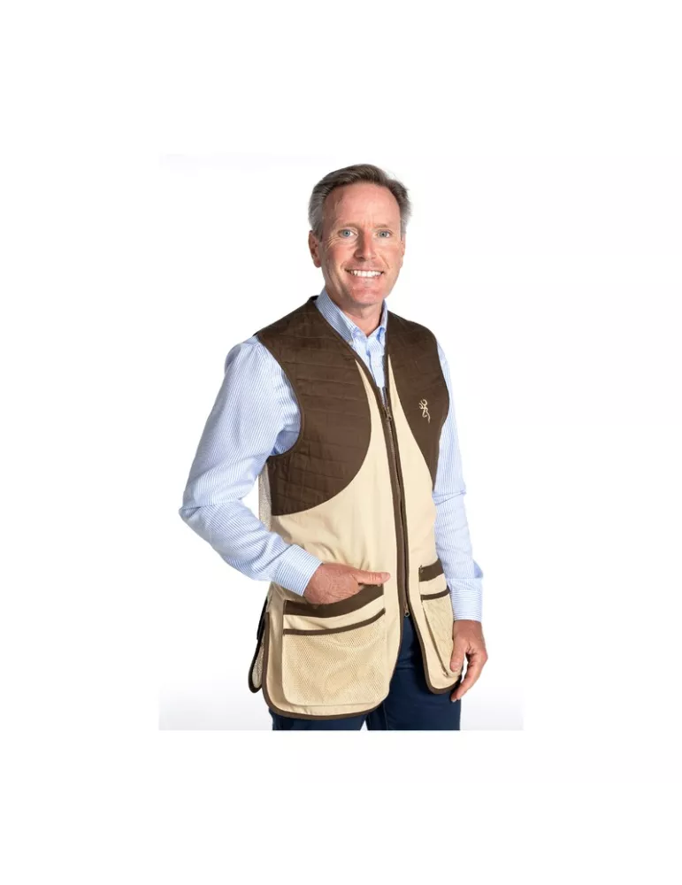 Gilet de tir Browning Classic beige