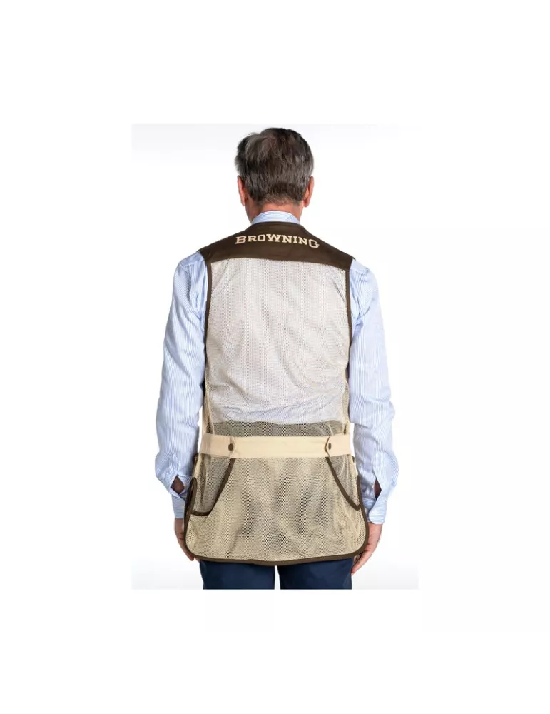 Gilet de tir Browning Classic beige