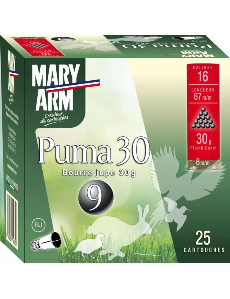 Cartouches Mary Arm Puma 30g cal.16/67 x25