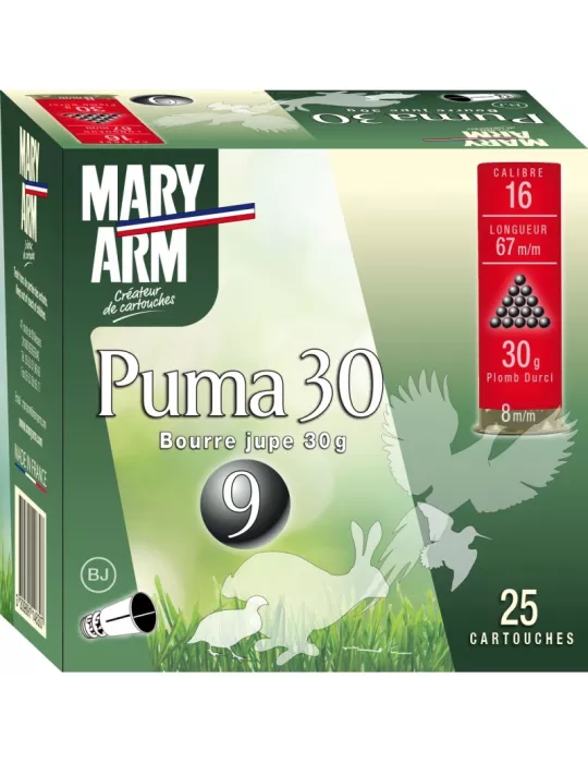 Cartouches Mary Arm Puma 30g cal.16/67 x25