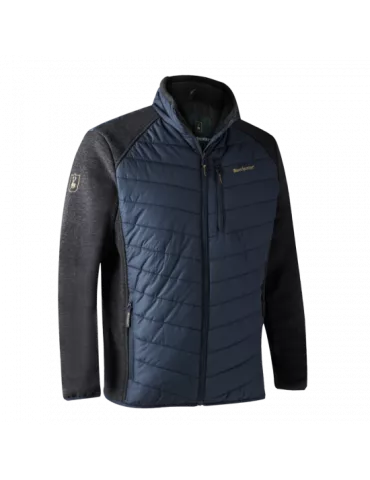 Veste doudoune Moor Deerhunter avec tricot bleu marine