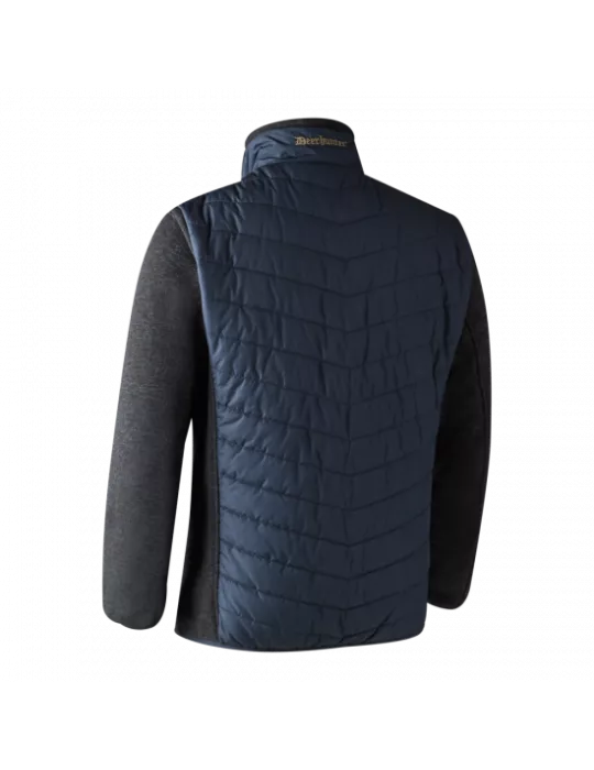 Veste doudoune Moor Deerhunter avec tricot bleu marine