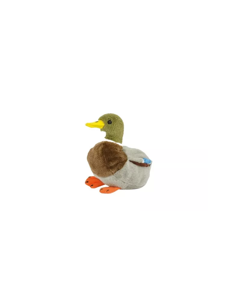 PELUCHE CANARD COLVERT MOYEN 18CM