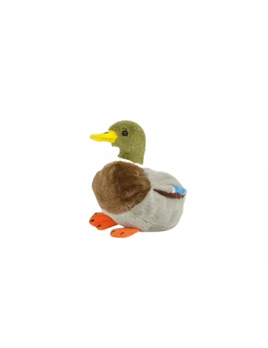 PELUCHE CANARD COLVERT MOYEN 18CM