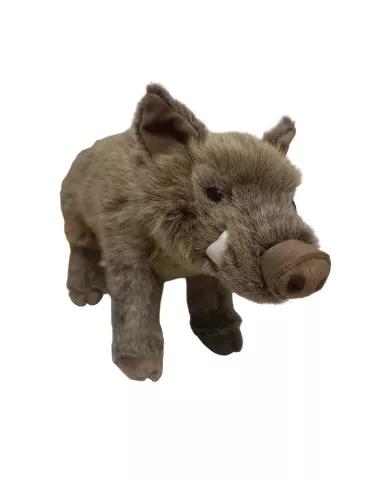 PELUCHE SANGLIER DEBOUT 28CM PREMIUM