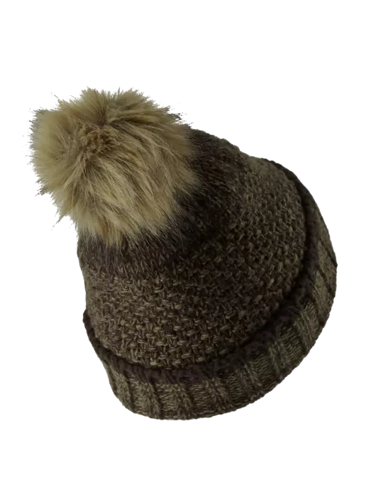 Bonnet tricot femme Deerhunter vert