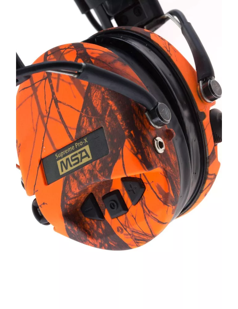 CASQUE SUPREME PRO X CAMO ORANGE + COUSSINET SILICONE