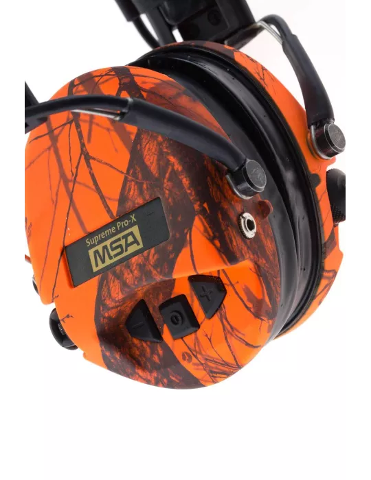 CASQUE SUPREME PRO X CAMO ORANGE + COUSSINET SILICONE