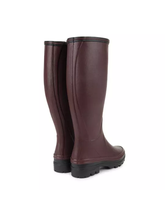 Bottes femme Le Chameau Giverny doublées jersey Cherry