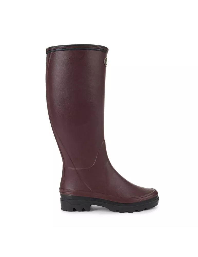 Bottes femme Le Chameau Giverny doublées jersey Cherry